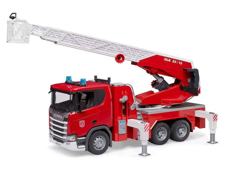 Bruder Scania s požárním žebříkem 1:16 